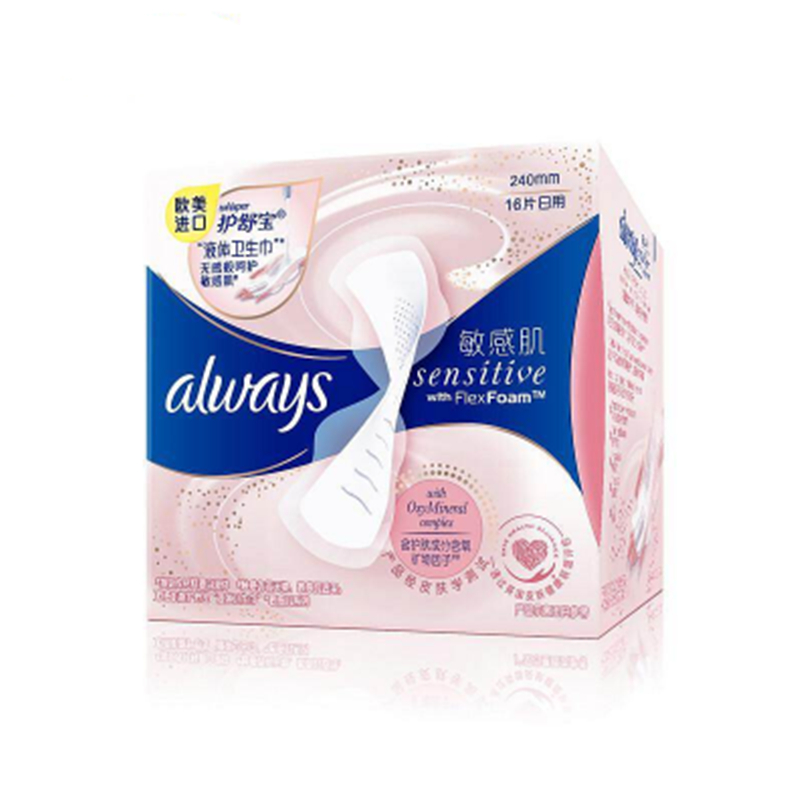 护舒宝液体卫生巾敏感肌系列日用 16片（包）