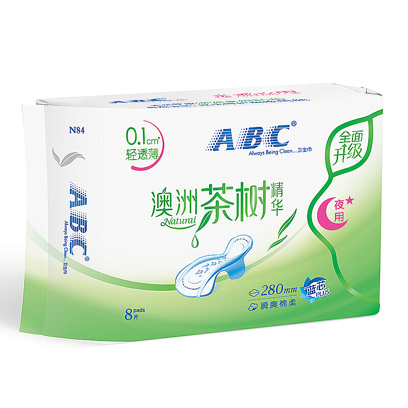 ABC澳洲茶树卫生巾240mm*8片（包）