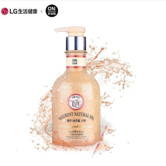 LG安宝笛黑玫瑰海盐磨砂沐浴露 海盐400ml（单位：瓶）