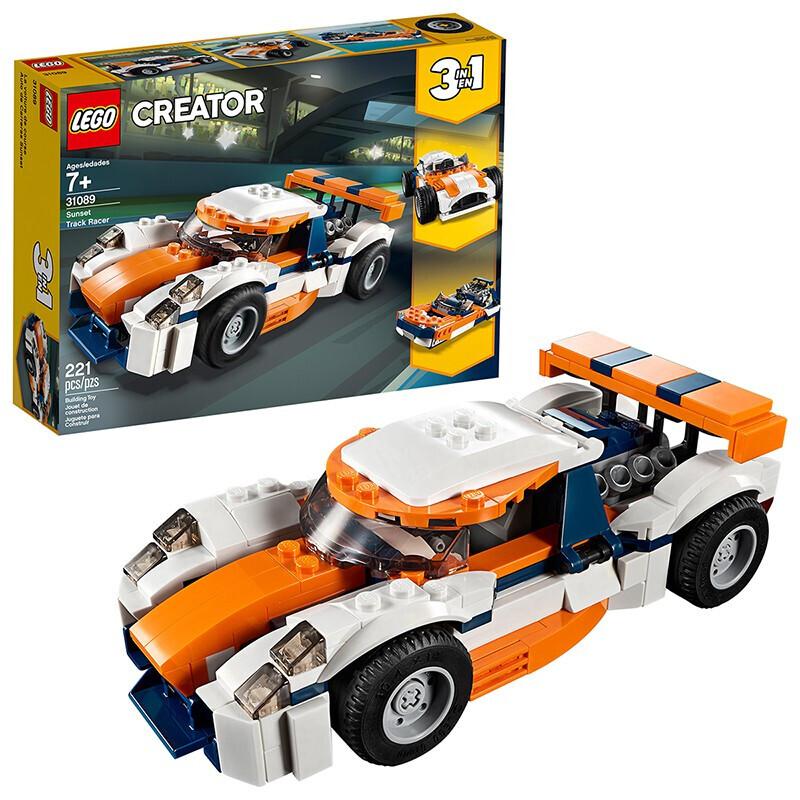 乐高(LEGO)LEGC31089创意三合一系列日落场地赛车积木(盒)
