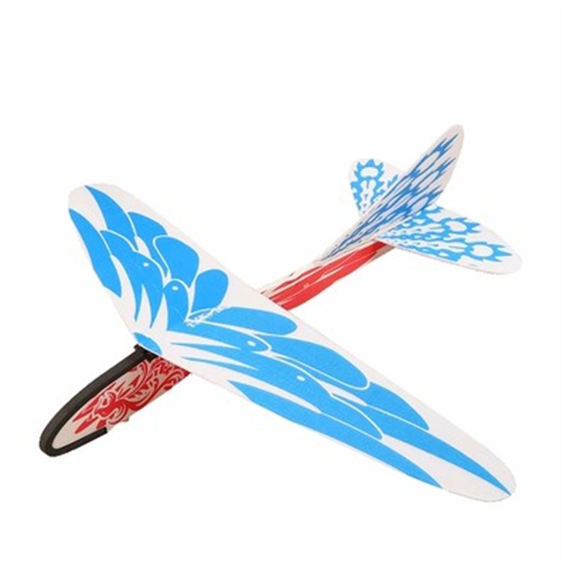 童心童乐 橡皮筋动力飞机模型 弹射回旋飞机款 泡沫+竹竿+塑料 翼展400mm 机长500mm(个)