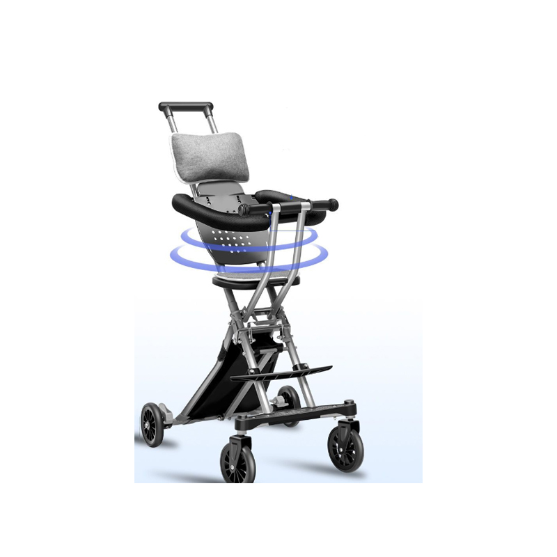 得力达 儿童手推车 灰色加大座椅款+一键折叠 承重约70斤 （单位：辆）
