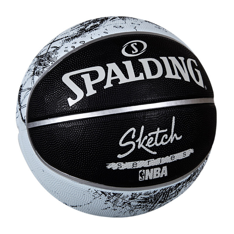 斯伯丁83-534Y/NBA素描系列7号橡胶篮球(个)