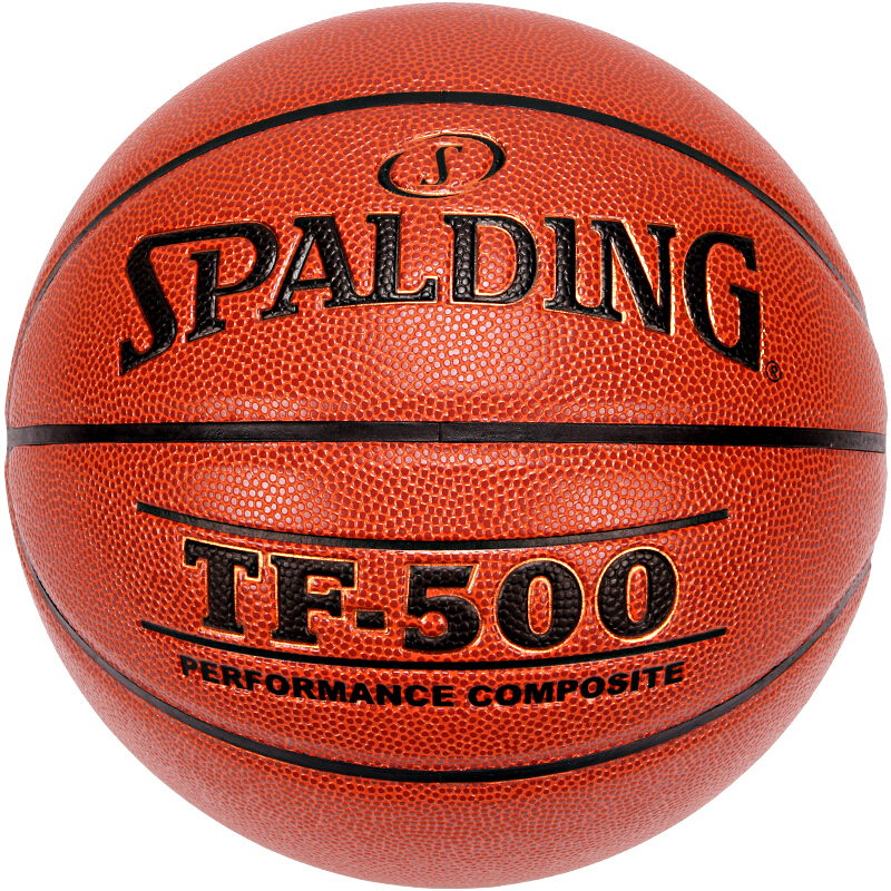 斯伯丁74-529Y室内室外比赛篮球棕色TF-500(个)