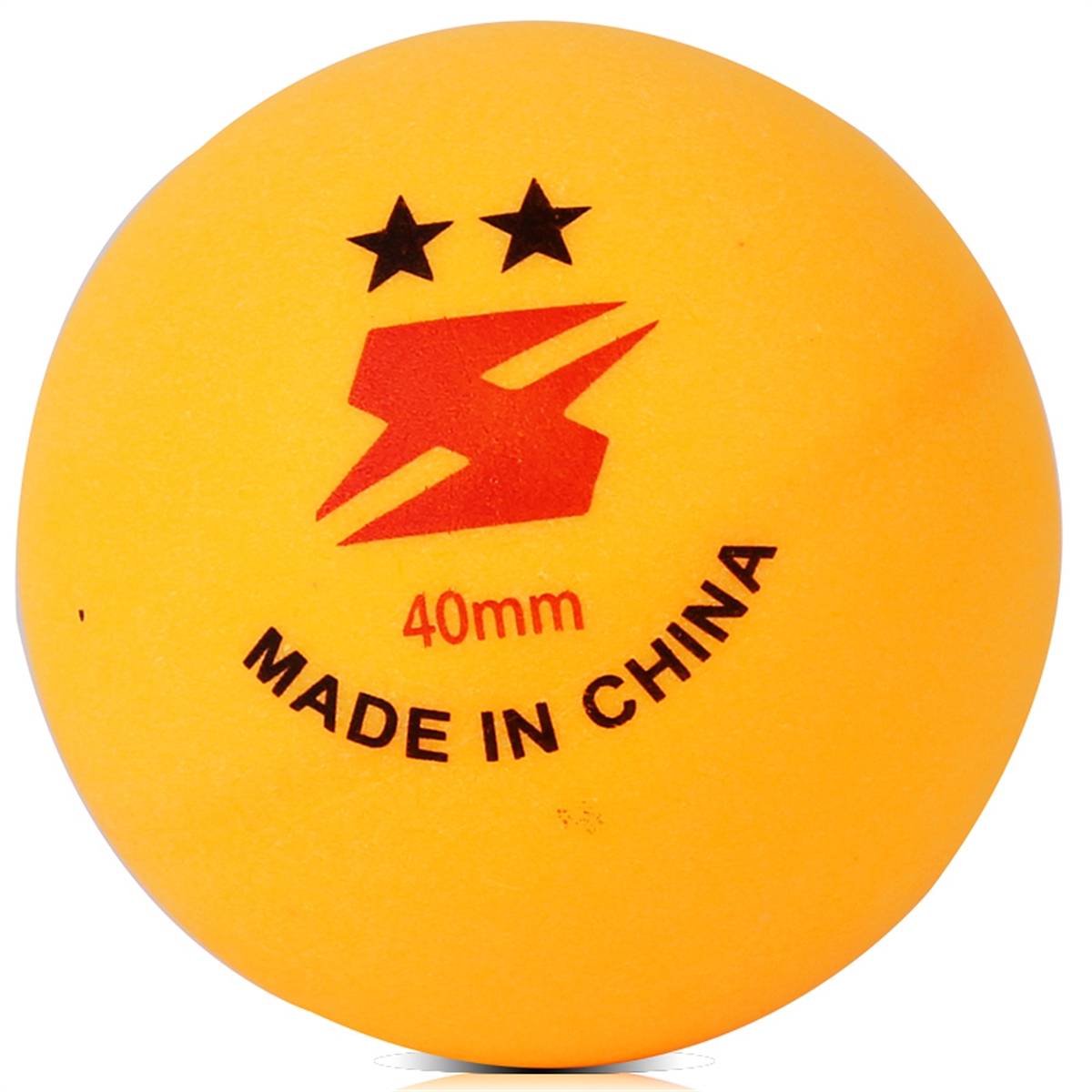 得力风行F2392Y乒乓球(黄色)(6个/盒)