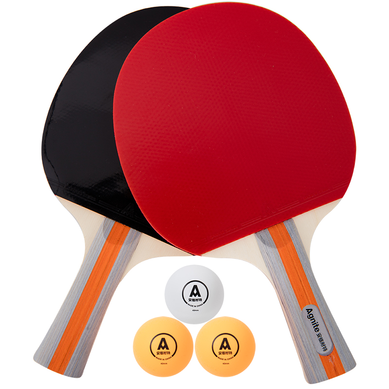 安格耐特F2310乒乓球拍(正红反黑)(2个/副)(单位：副）