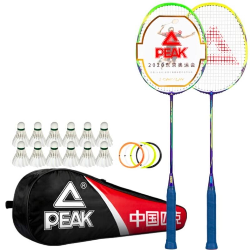 匹克（PEAK）羽毛球拍套装VS1916（送12只羽毛球+拍套+已穿线）