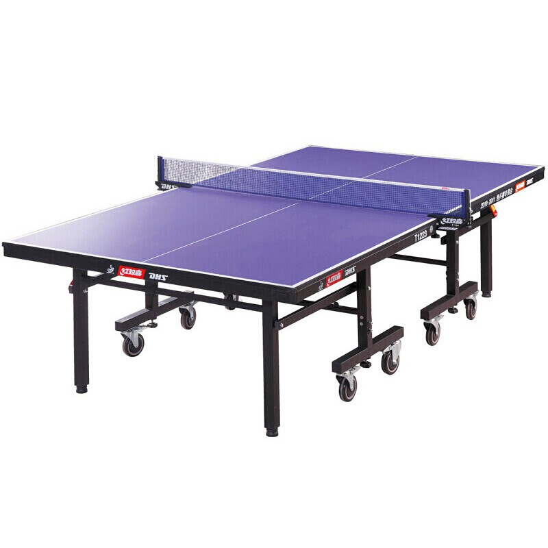 红双喜（DHS）乒乓球桌T1223室内乒乓球台训练比赛用乒乓球案子