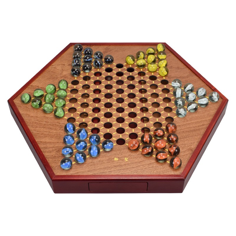 御圣60颗棋子套装跳棋宫廷6-六色玻璃珠套装+多送备用子6颗(单位：套)