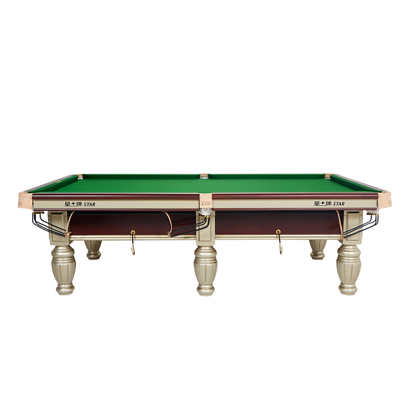 星牌XW119-9A中式黑八钢库台球桌成人标准尺寸家用桌球台(台)