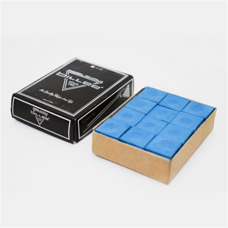 博采 台球用品斯诺克皮头粉 1A级 一盒12粒蓝色油性（盒）