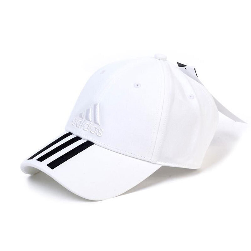 阿迪达斯BK0806棒球帽白色(顶)