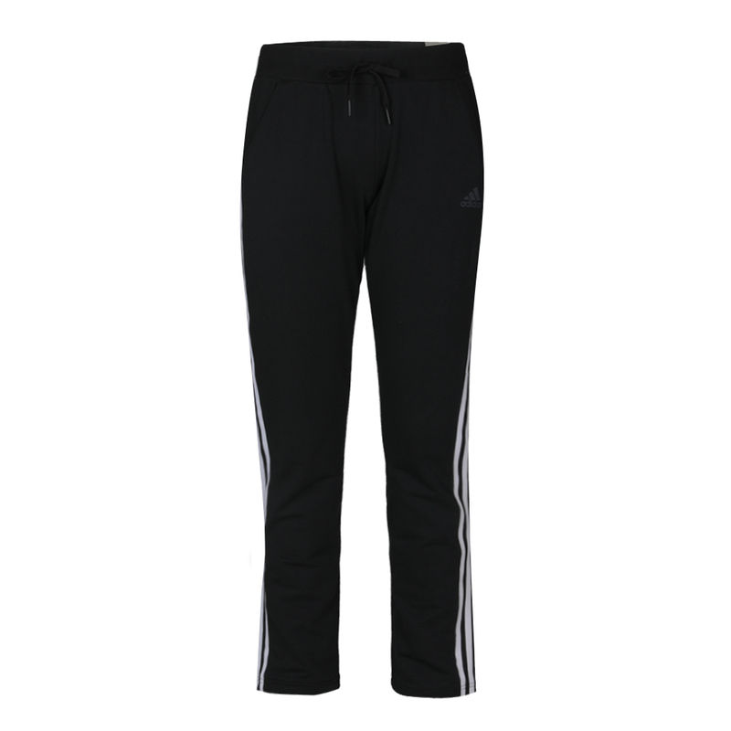 阿迪达斯 DY8692 女裤休闲透气neo卫裤直筒跑步针织显瘦长裤黑色 XL (单位：条)