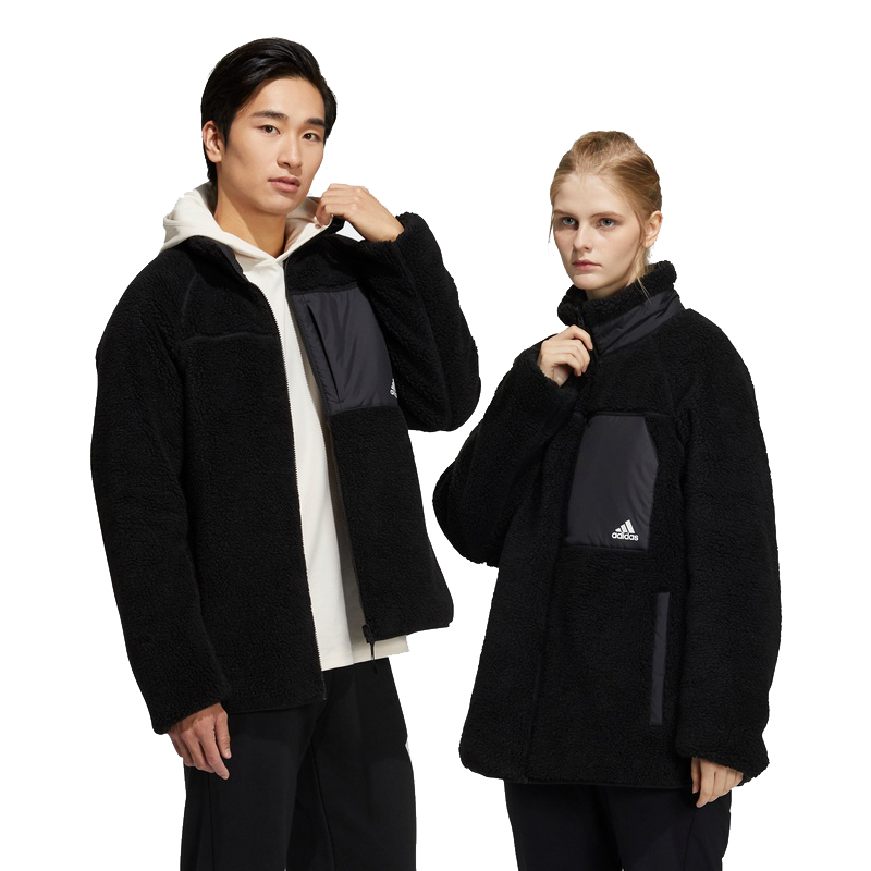 adidas阿迪达斯H20784男女同款棉服黑色S码（件）