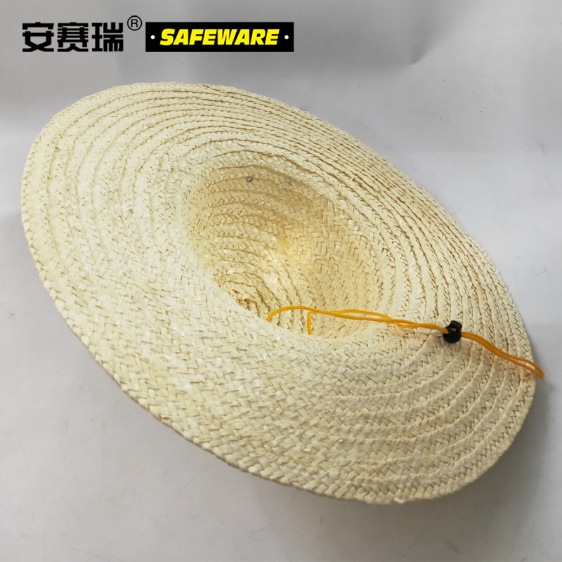 安赛瑞39722草帽帽檐φ43cm(5顶装)黄(包)