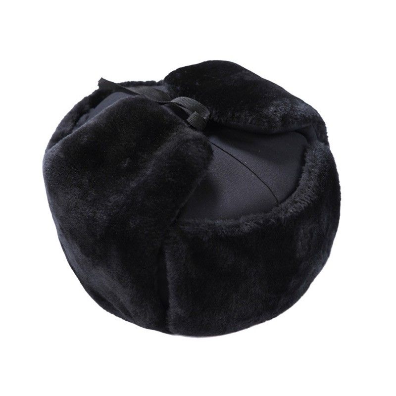 谋福 保安棉帽 冬季新式帽徽 黑色（顶）