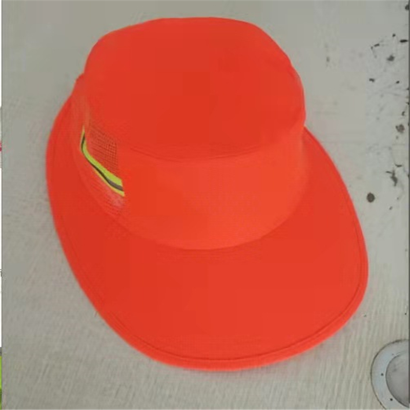 诺诚 环卫帽子 大檐帽帽子 橘色 均码（单位：顶）