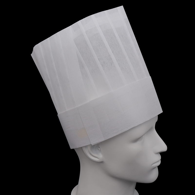 RED利得 一次性无纺布加厚厨师帽 20顶/包 23CM*29CM 白色(单位：包）