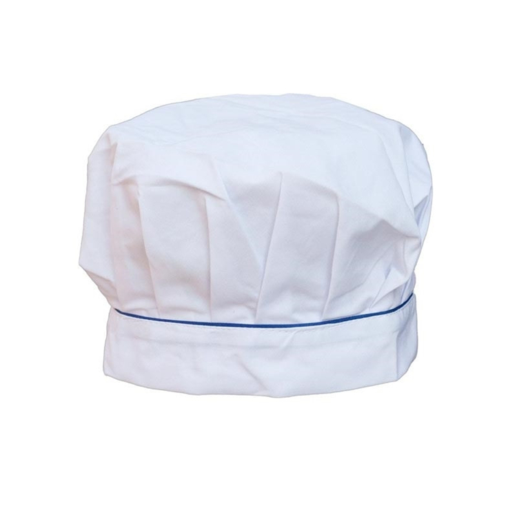 家家乐 厨师帽 均码 涤棉 圆顶厨师帽 卫生帽 食品帽 白色(个)
