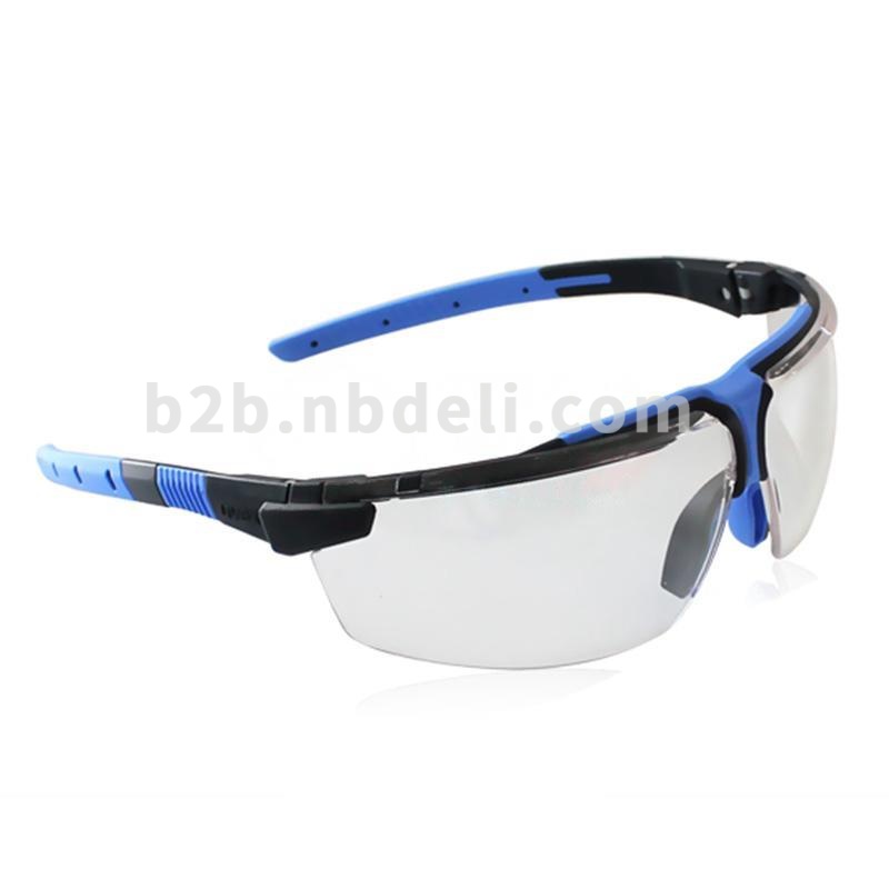 优唯斯 9190275 透明镜片 石墨/蓝色镜框防护眼镜（单位：副）