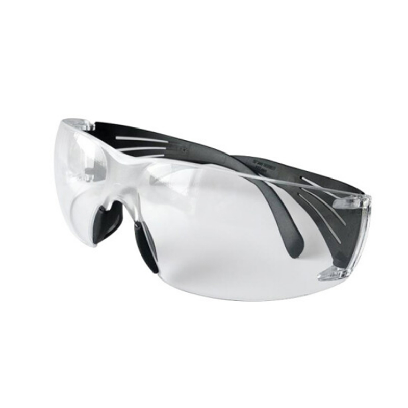 3M SF301AS 透明防刮擦镜片防UV紫外线护目镜 1副 黑色 (单位：副)