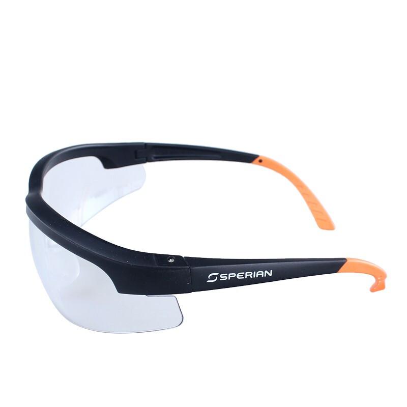 霍尼韦尔S600A系列110110黑架白屏防雾防刮擦防冲击防飞溅物防护眼镜（副）