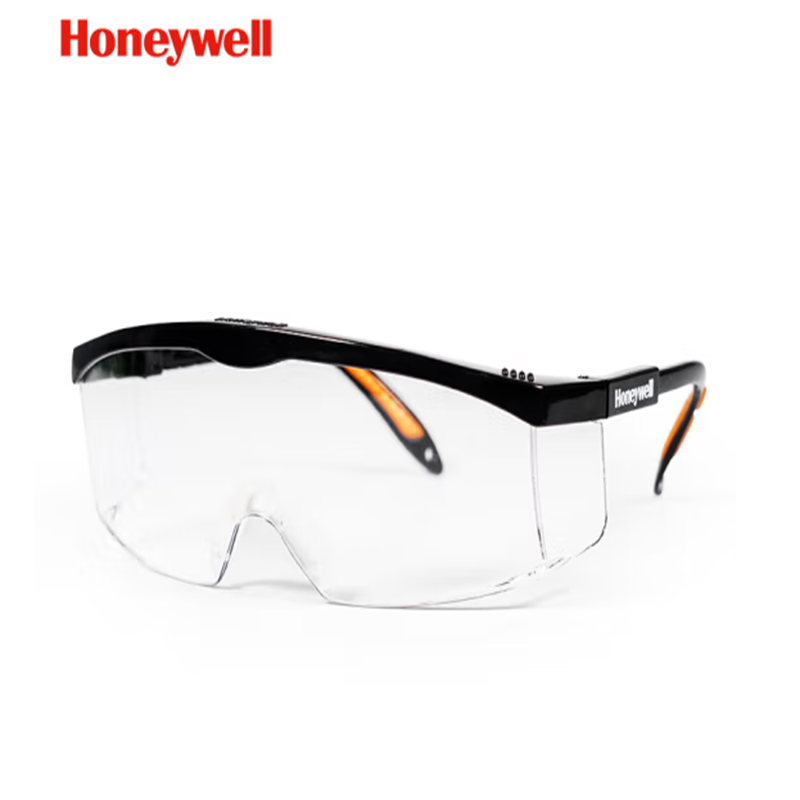 霍尼韦尔（Honeywell）霍尼韦尔（Honeywell）100110 护目镜S200A系列 黑色透明镜片 男女防风沙 防雾眼镜 (单位：副)