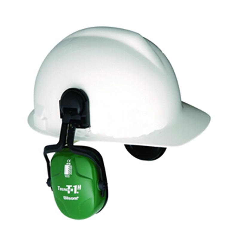 霍尼韦尔Honeywell 挂帽式耳罩，1011601，T1H 可调节头箍电绝缘 绿黑，2只/副