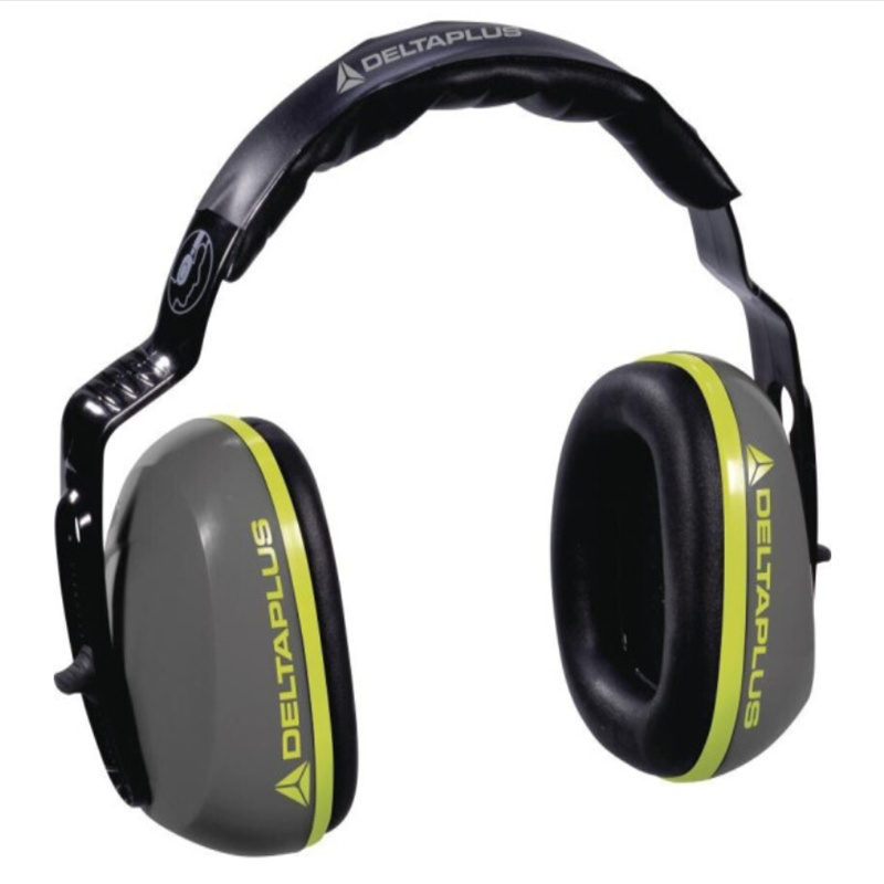 代尔塔 隔音耳罩 降噪  防噪音 耳罩 灰黄色 SNR26 103006 一个