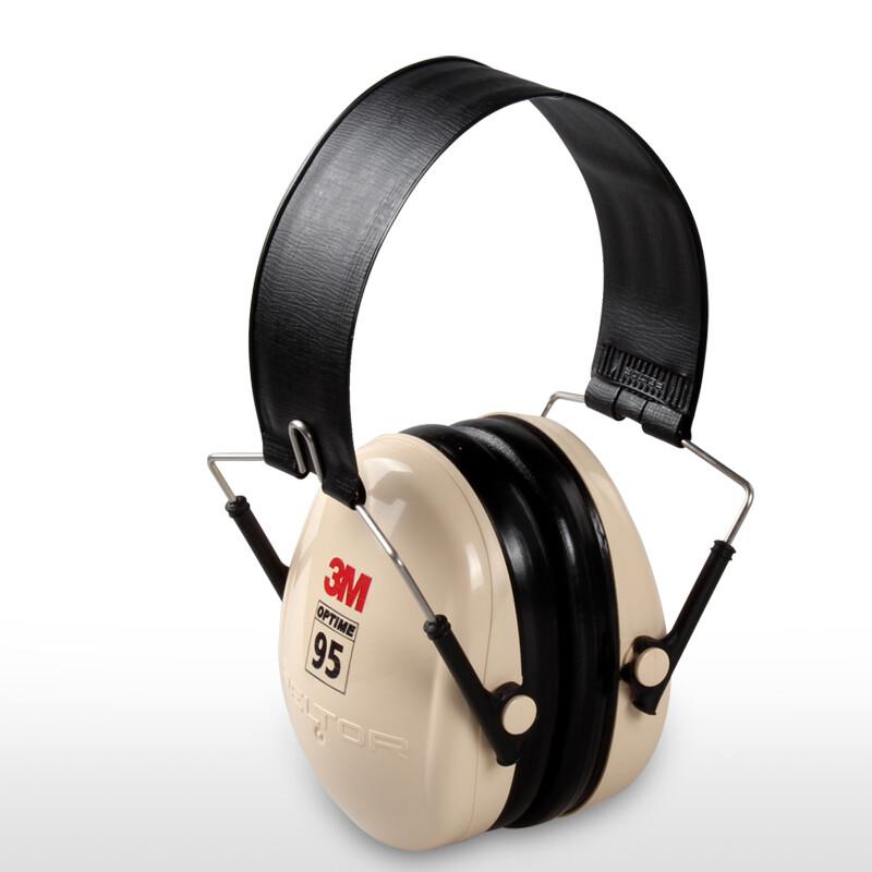 3M  H6F 防噪音 睡眠  工作防护耳罩 H6F耳罩(折叠头戴式) 1个 杏白色 均码（个）
