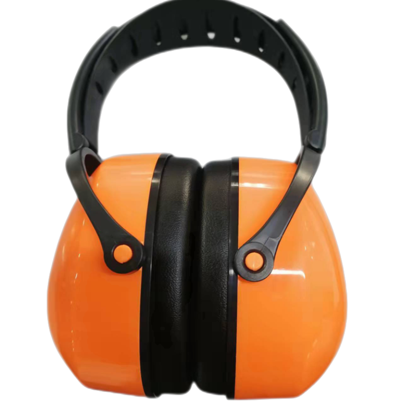 SAFEMAN君御 H8003折叠头戴式耳罩 橙色 (SNR 31dB)-头戴式（副）