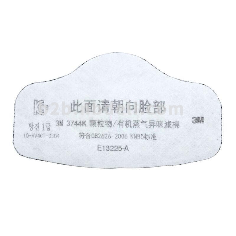3M 3774k 有机蒸汽异味及颗粒物滤棉 可用于焊接防护 40片/包（单位：包）