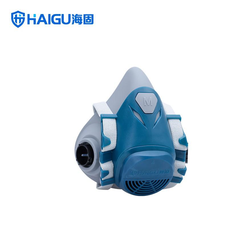 海固HG-600半面罩防毒面具宝蓝灰（不含过滤件）(个)
