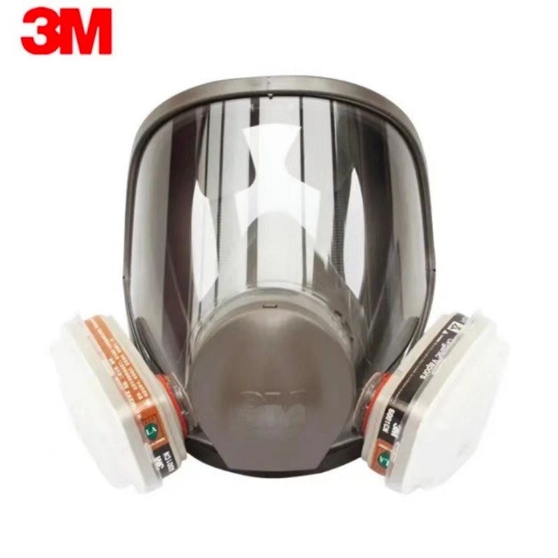 3M KN95全面罩防有机蒸汽6800全面具呼吸器\自吸过滤式 全面罩套装（1个6800全面罩+1对6001滤盒+1对501滤棉盖+10片5N11滤棉） (单位：套）