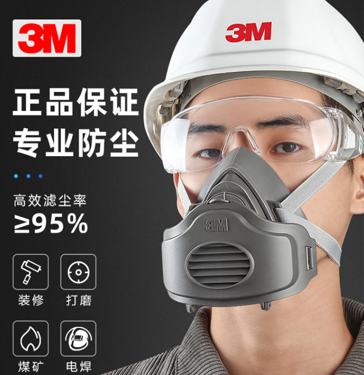 3M防尘三件套呼吸防护套装(单位：套)