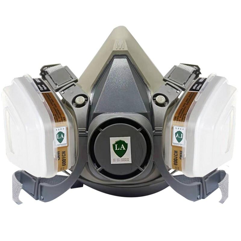 一护 6201 防毒面具防尘口罩 双盒硅胶尘毒套装（单位：套）
