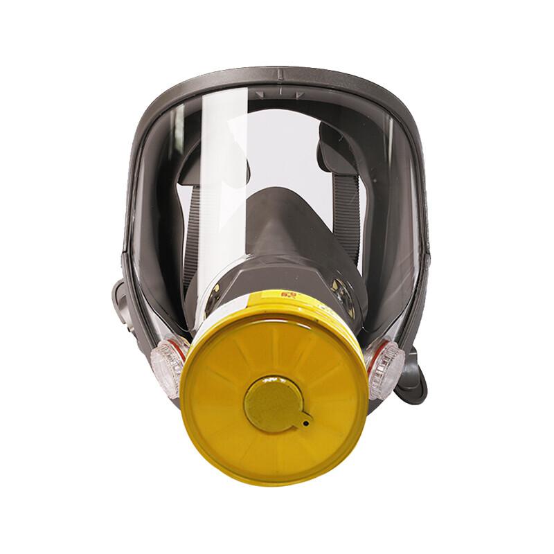 普达防毒面具 全面罩配P-E-2(7号)滤毒罐 尘毒两用口罩 打农药煤矿开采MJ-4007(套)
