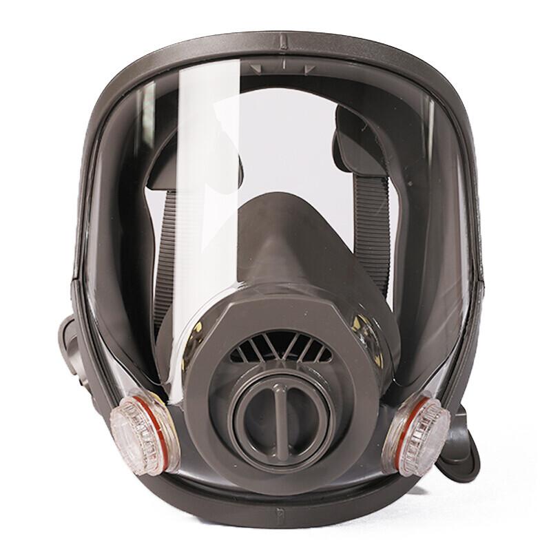 普达防毒面具 全面罩配P-A-2(3号)滤毒罐 尘毒两用口罩 喷漆化工印刷MJ-4007(套)