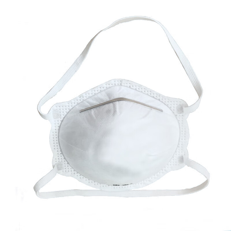 麦森伯 杯型口罩头戴式防尘防颗粒物防尘口罩带呼吸阀1只装（单位：只）