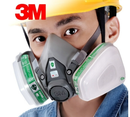 3M6200+6004七件套(含2片过滤棉）自吸式过滤器防毒面具（只供重庆）套