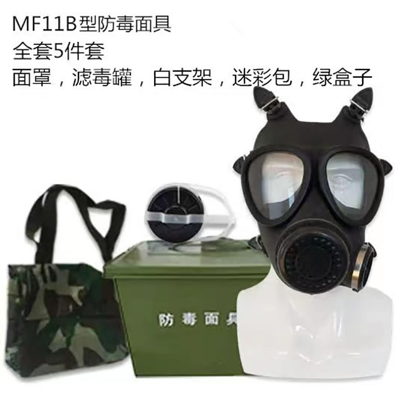 邦固 FMJ05型防毒面具 MF11B面罩+Z-B-P2-2罐+迷彩包+白支架+盒子（单位：套）