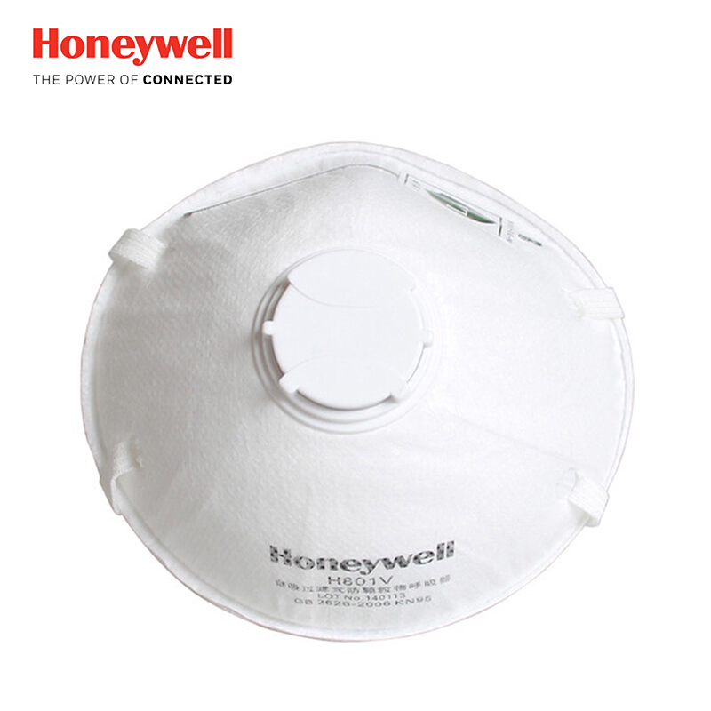 霍尼韦尔H1005585/H801V标准型头戴式带呼吸阀防尘口罩(只)