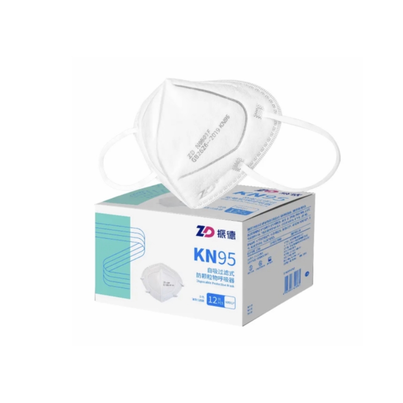 振德 N9501F KN95防颗粒物口罩耳带式 独立装 白色 12只/盒 （单位：盒）