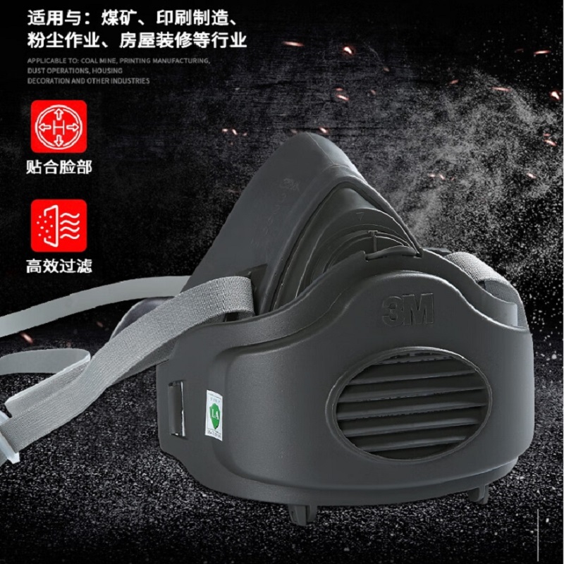 3M 防尘面罩 防尘口罩打磨KN95滤棉  （单位：个 ）