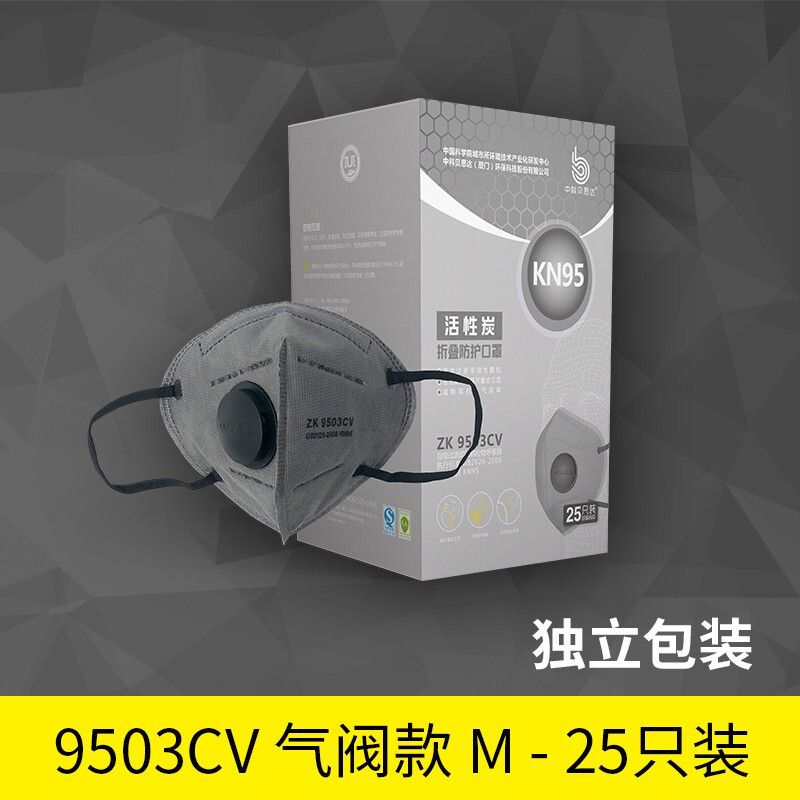 中科贝思达 ZKG 9503CV 耳戴独立装有机蒸汽异味防毒气体防甲醛化工厂防气味25个/盒（单位：盒）