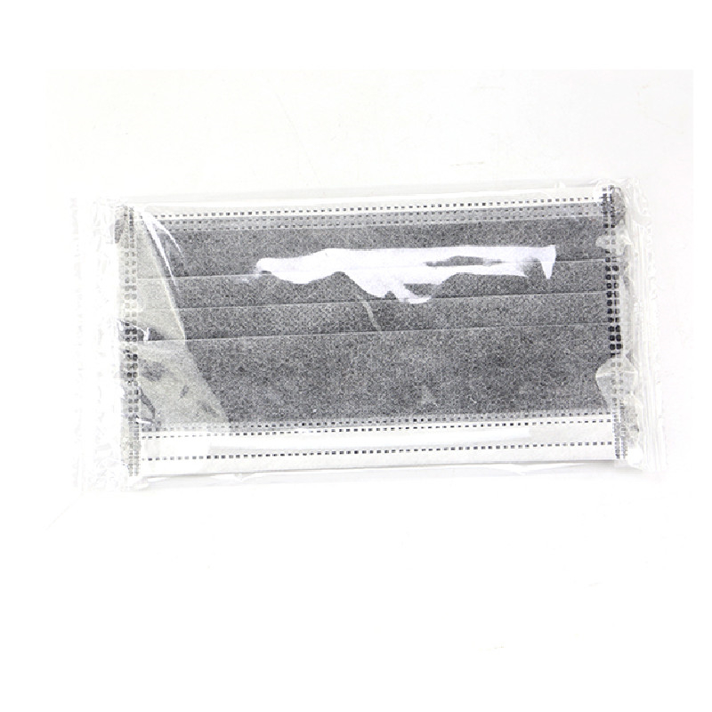 添盾 TD9103 四层灰色一次性平面活性炭口罩独立装（1只/袋，25个/盒）（盒）