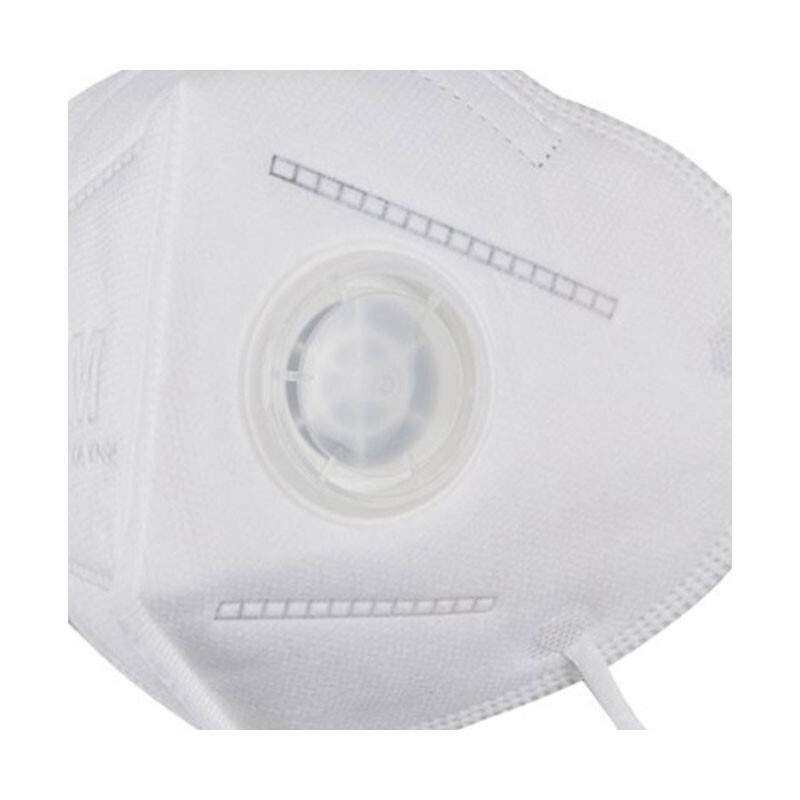 朝美6005-3 KN95口罩耳戴折叠式带呼吸阀  独立包装 25只/盒（单位：盒）