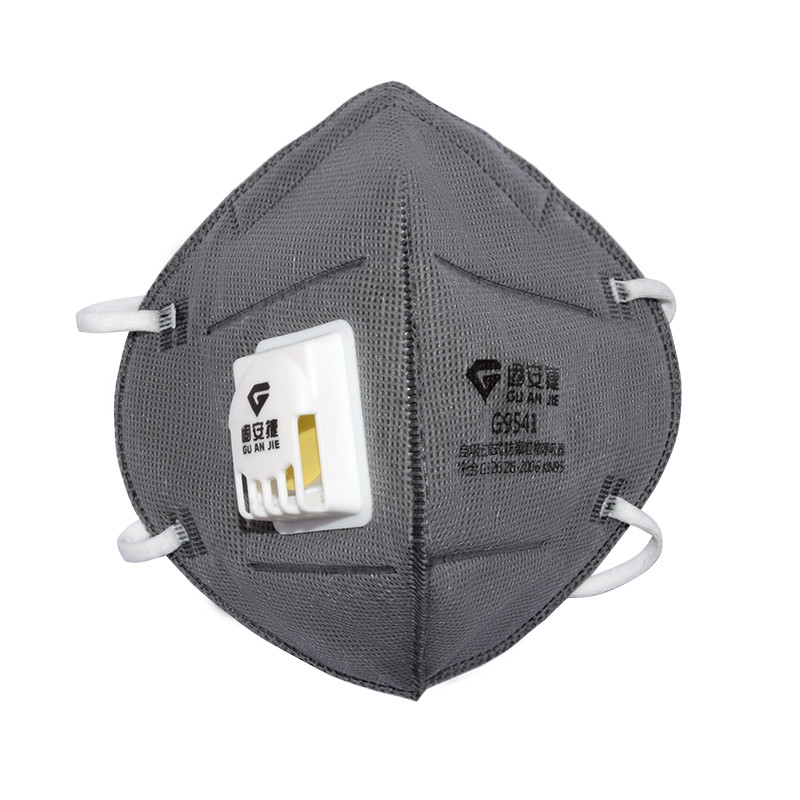 SAFEMAN君御 G9541 KN95耳带式折叠带阀活性炭口罩（单片盒装）-耳戴式 25只/盒（盒）