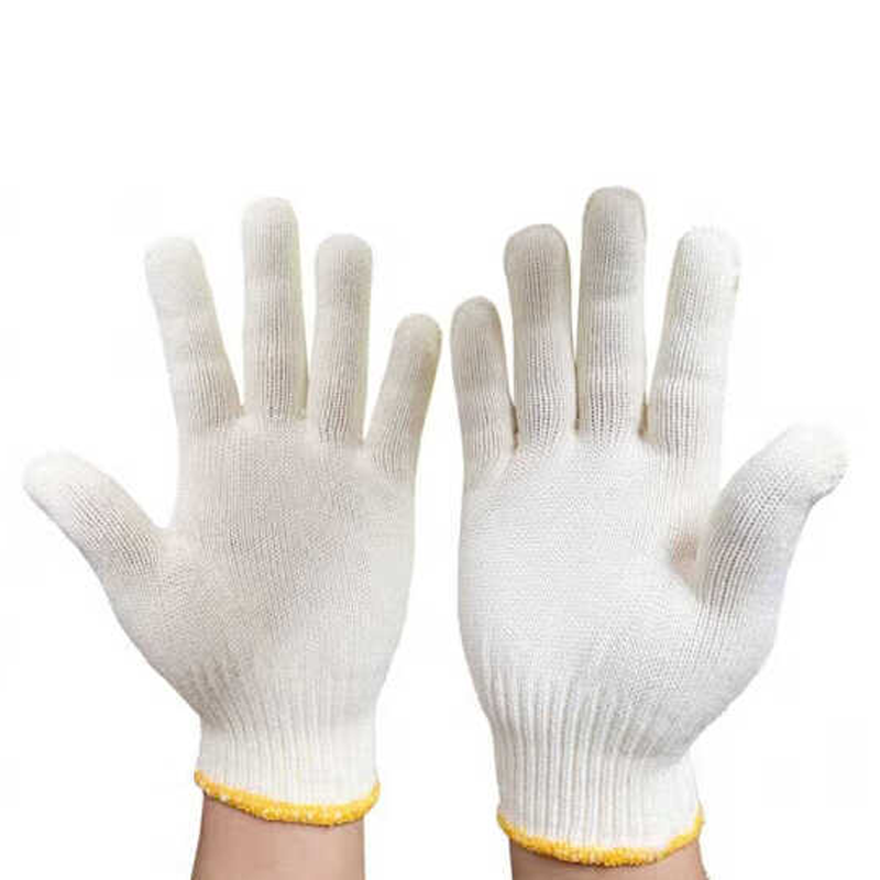 福安特 劳保棉线手套双层编织涤棉加厚防滑耐磨工作手套 （单位：双）