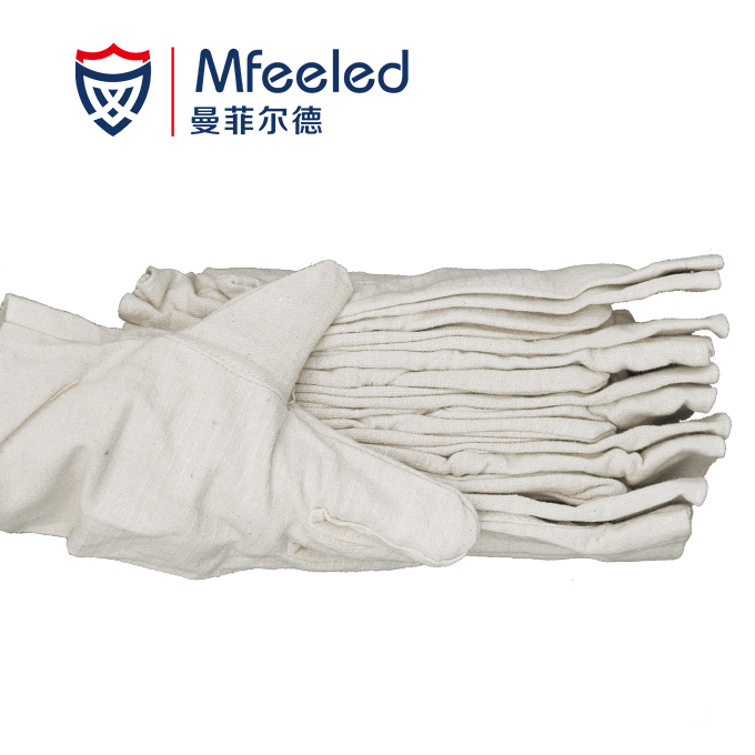 曼菲尔德/Mfeeled MS1-5  黄甲24线加厚耐磨帆布手套10副/打(单位：打）